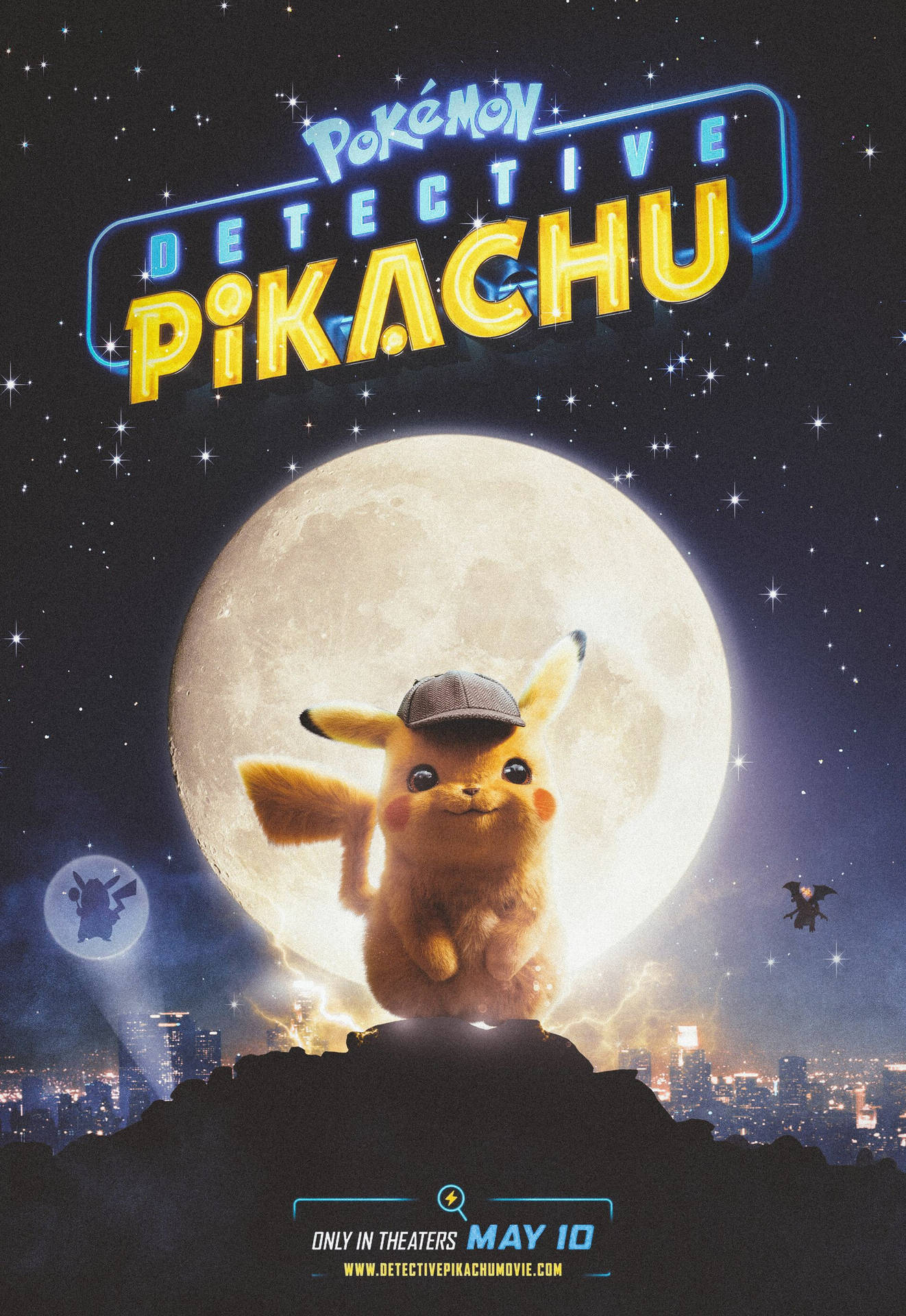 Movie Poster Detective Pikachu Background
