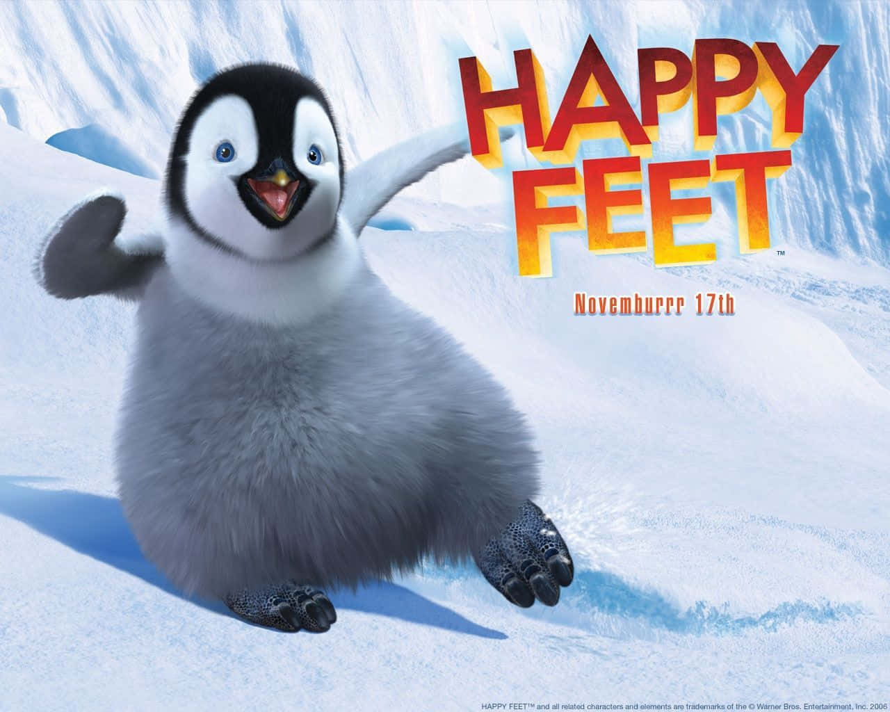 Movie Release Of Happy Feet Two Background