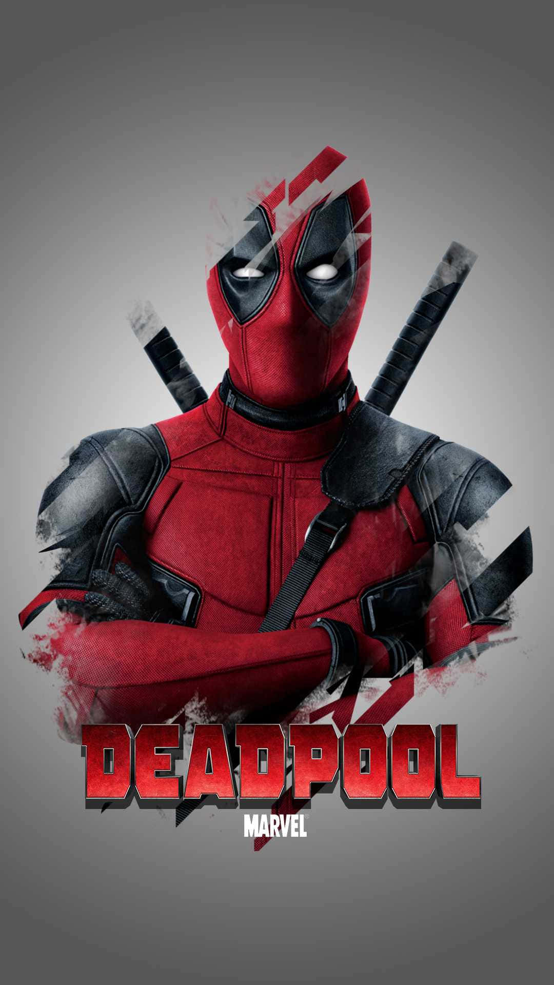 Movie Version Deadpool Logo Background