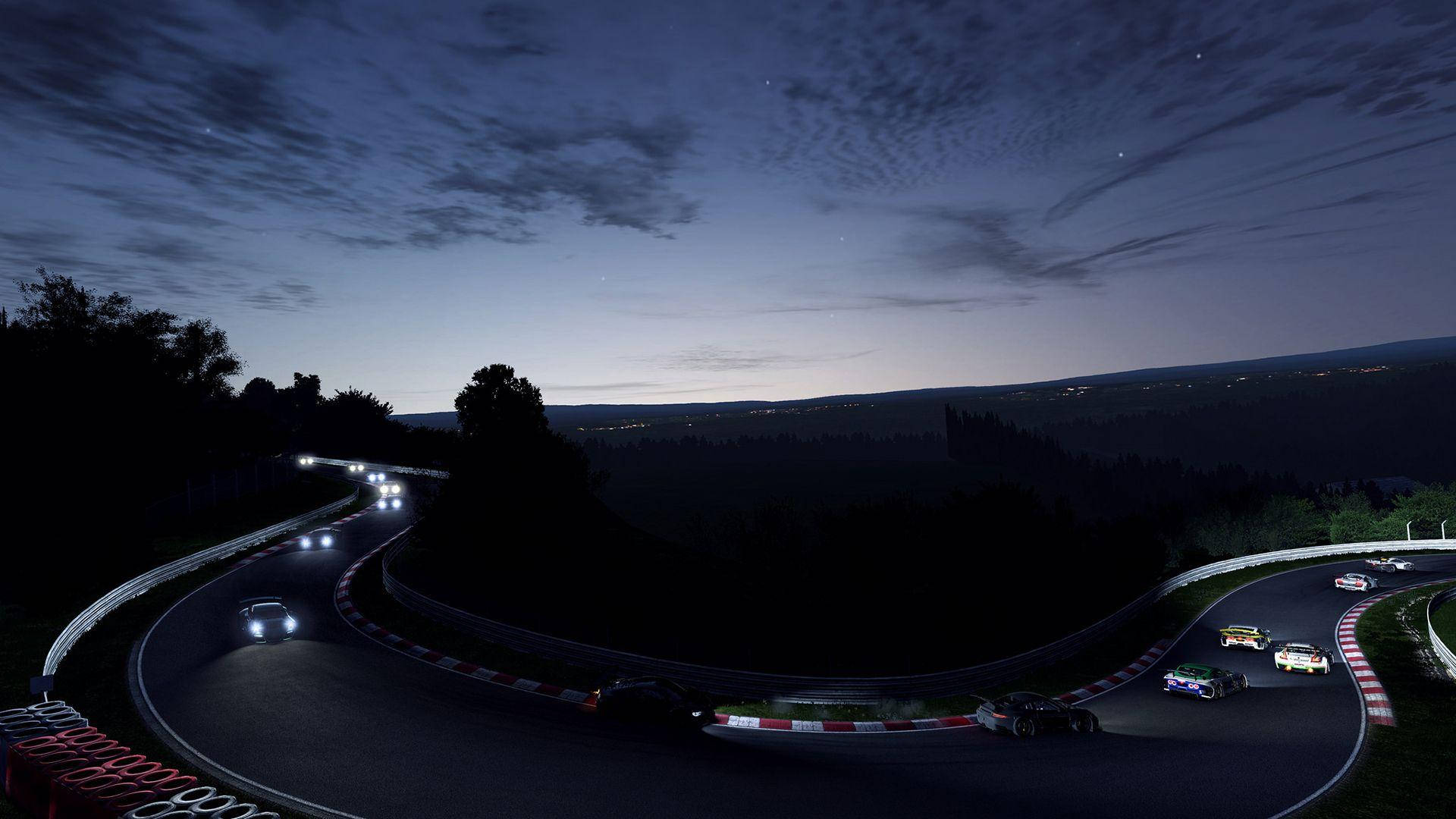 Moving Cars From Project Cars Background