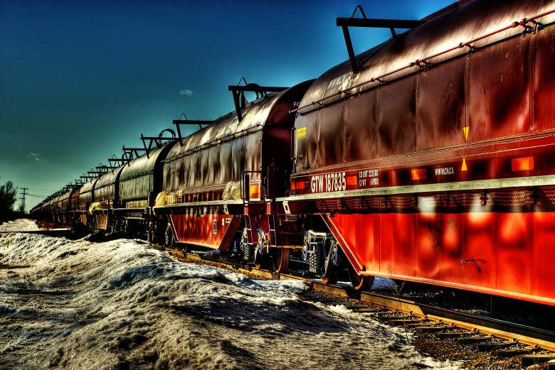 Moving Desktop Steam Train Background