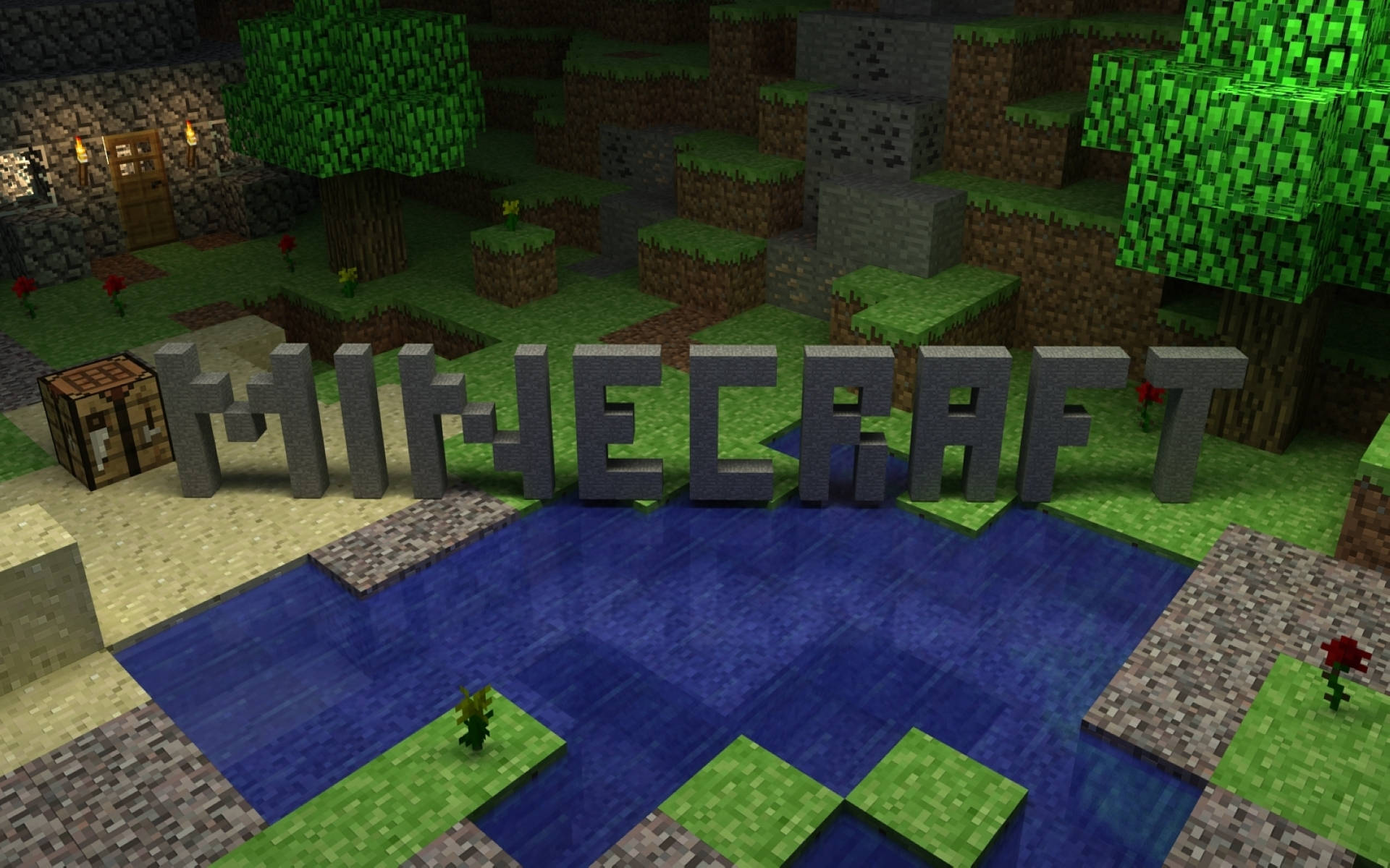 Moving Minecraft Block Letters