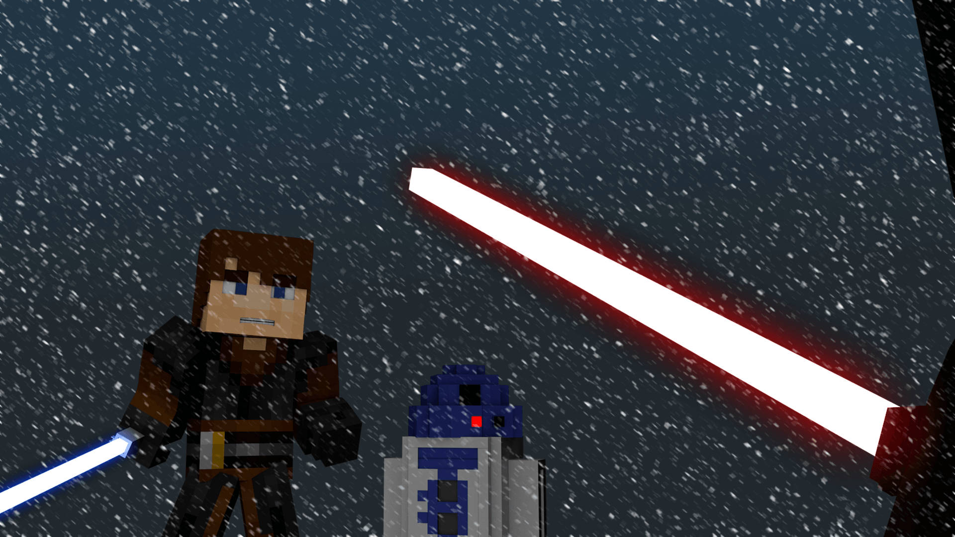 Moving Minecraft Luke Skywalker