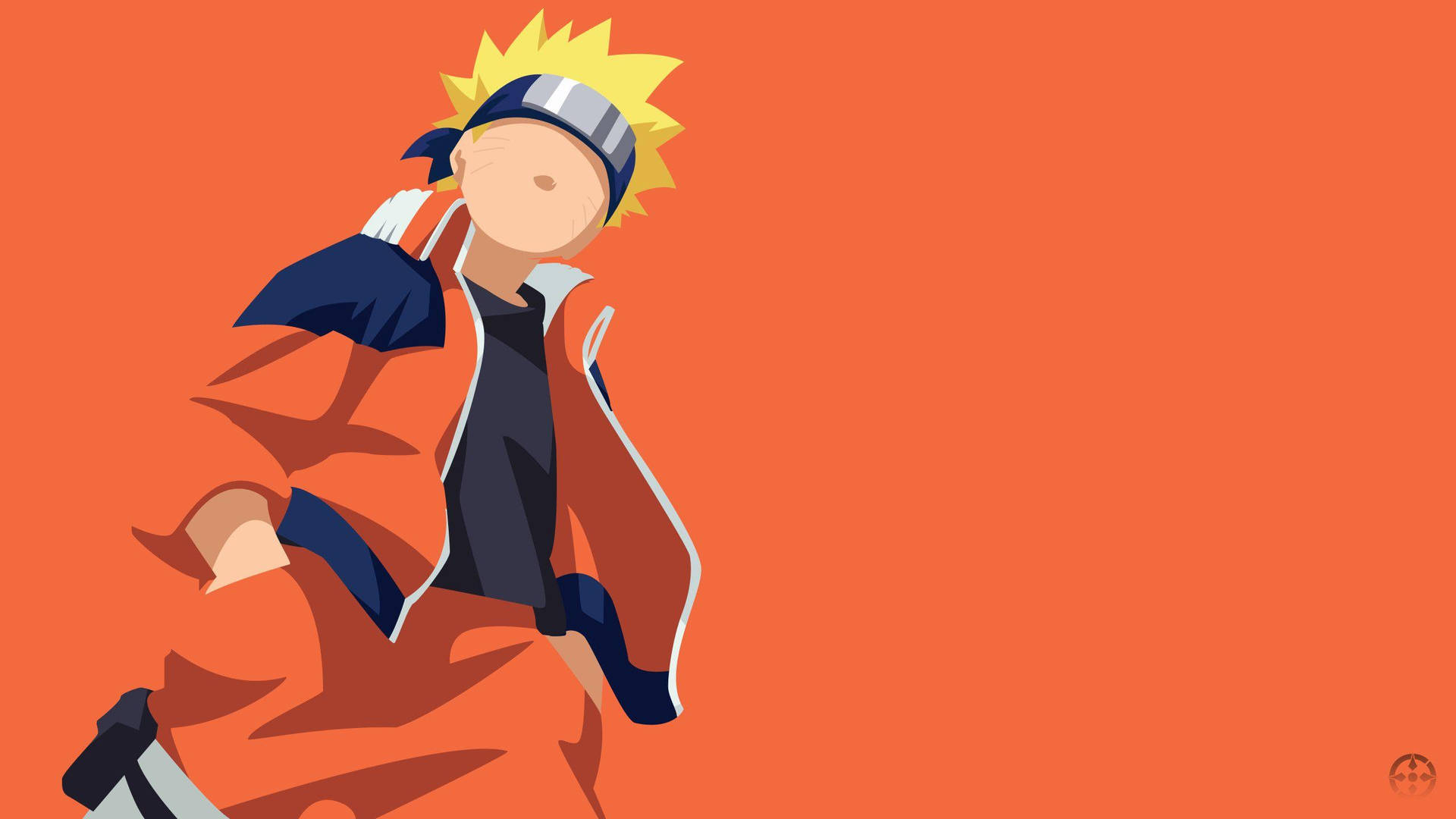 Moving Naruto Orange Jacket Background