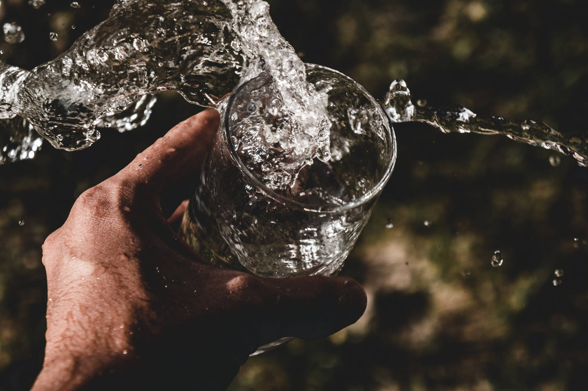 Moving Water In A Glass