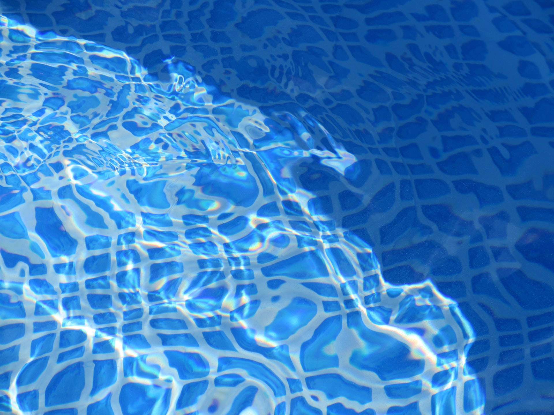 Moving Water In A Pool Background