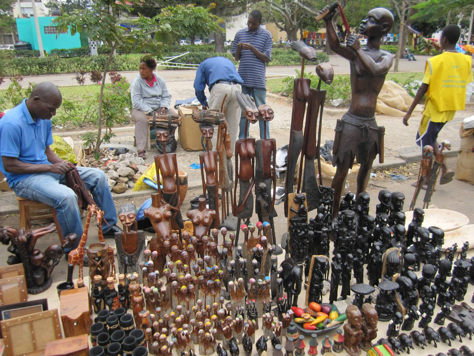 Mozambique Craft Fair Background