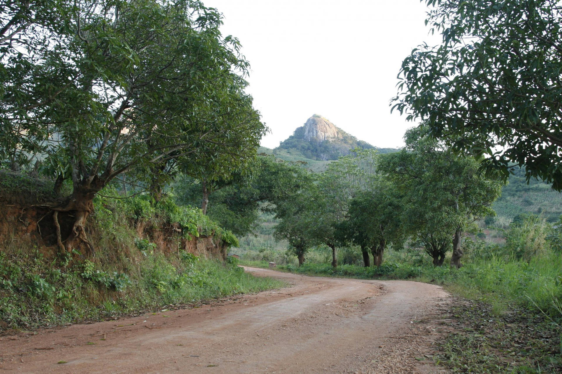 Mozambique Pyramid Mountain Background