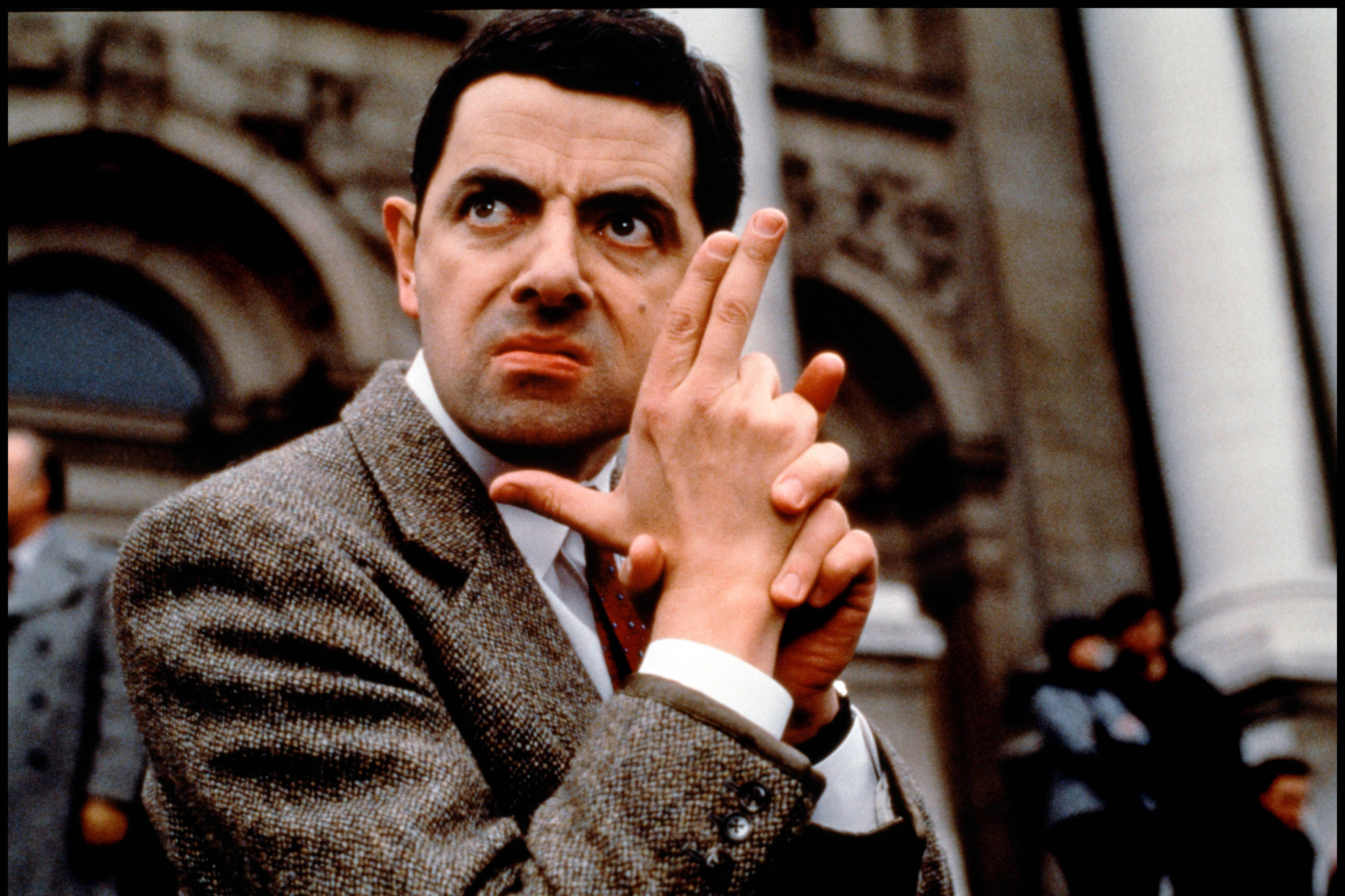 Mr Bean 4k Finger Guns