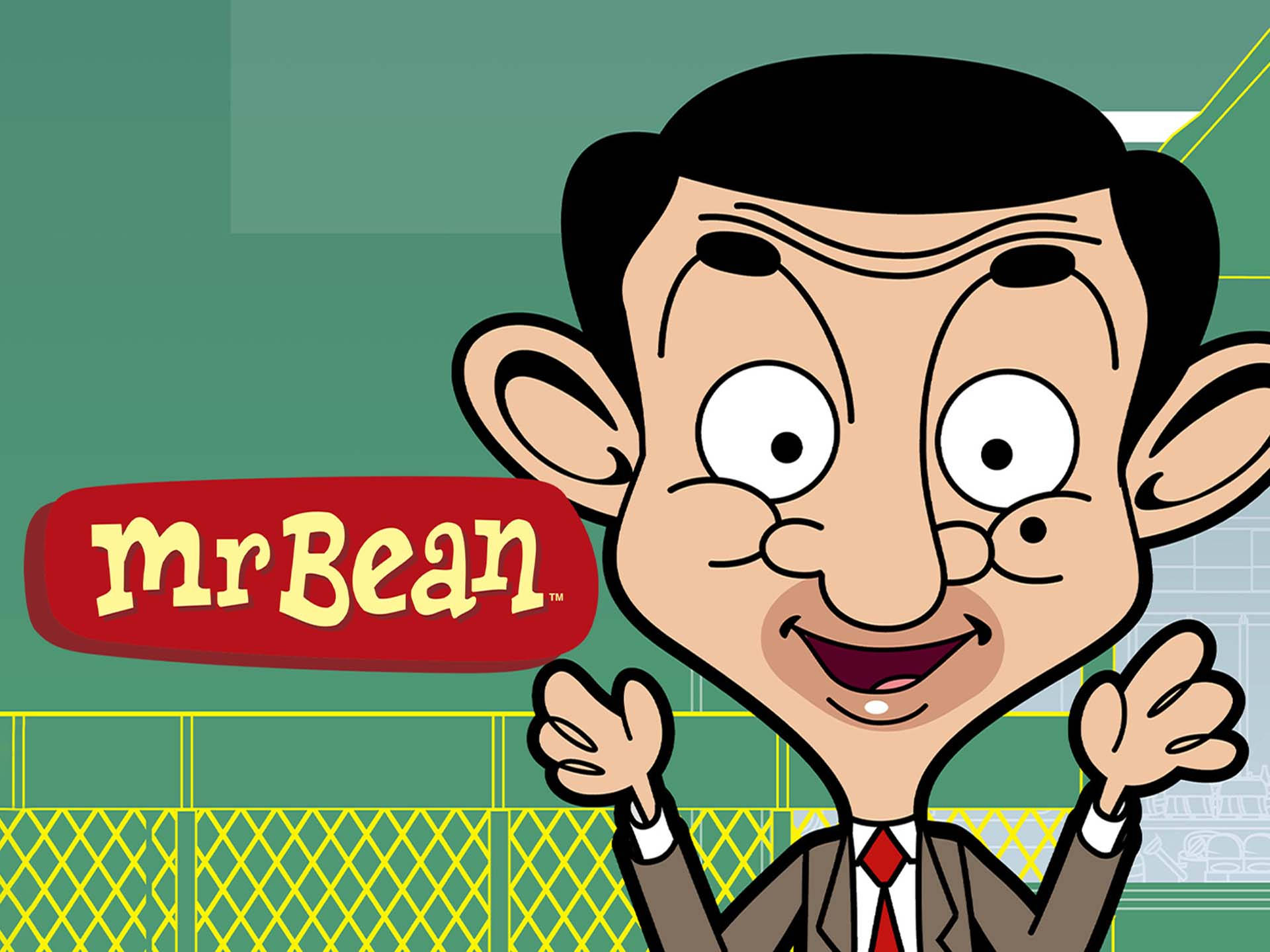 Mr. Bean At Garden Poster