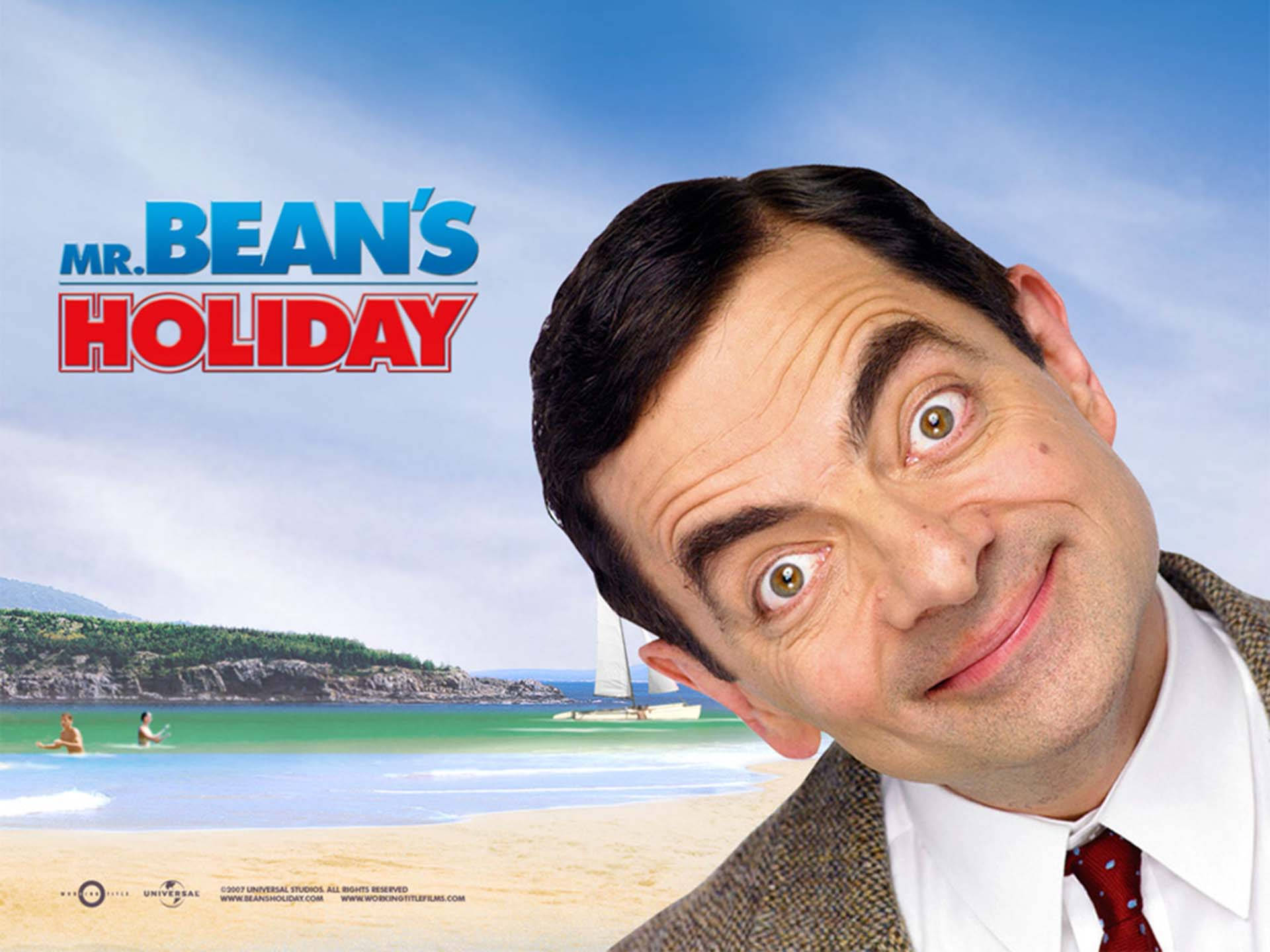Mr. Bean Holiday Movie Poster Background