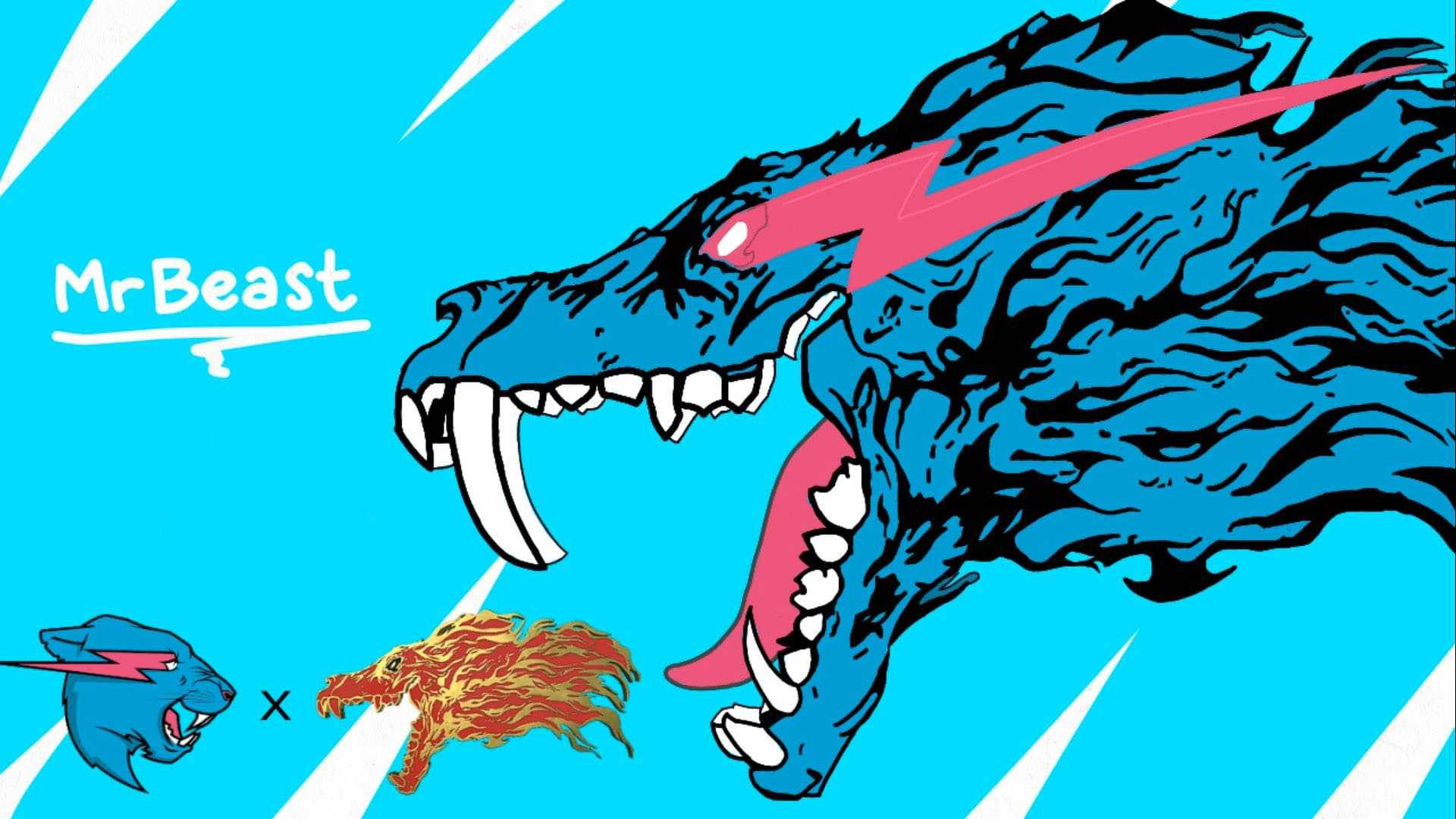 Mr Beast Dragon Logo