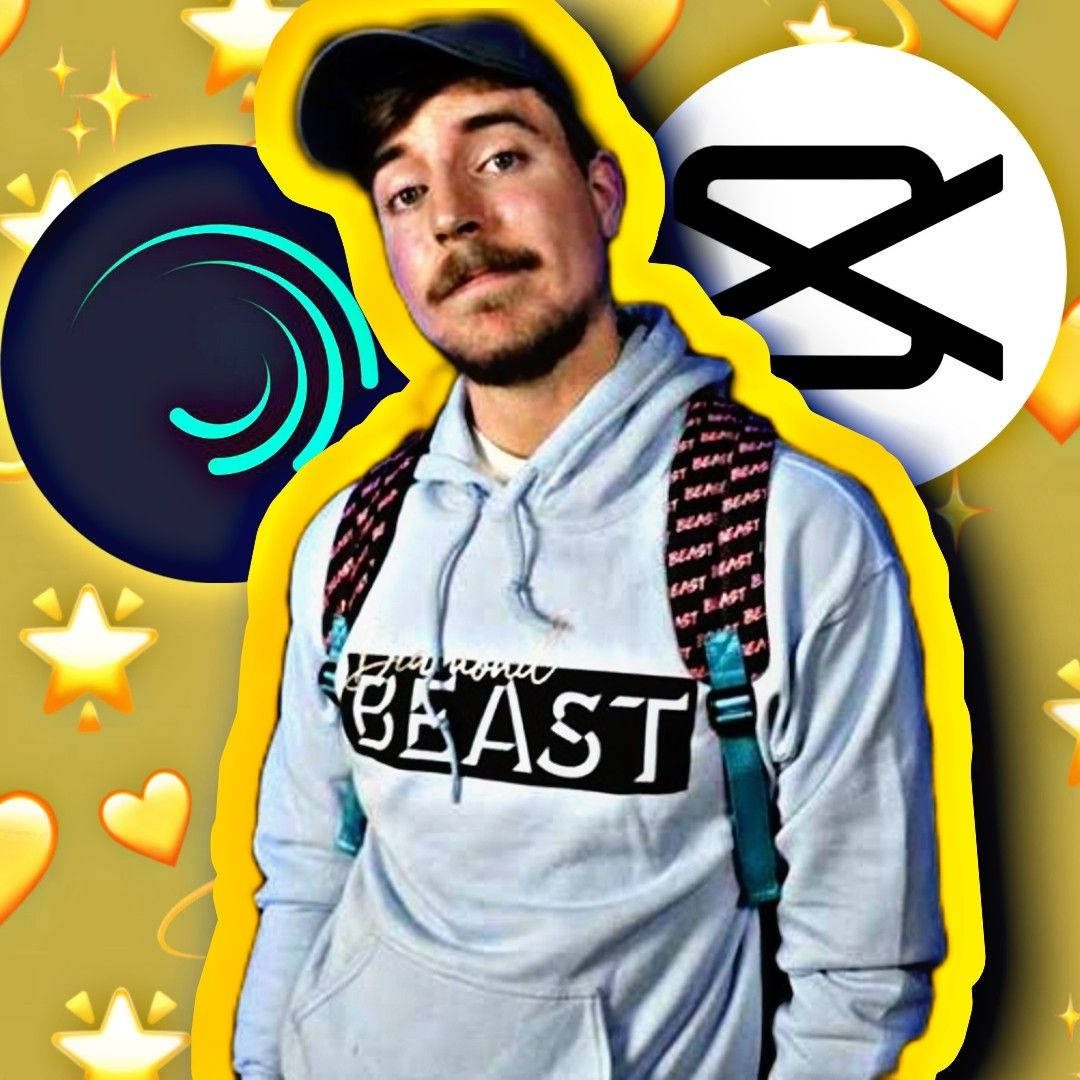 Mr Beast With Alight Motion And Capcut Background