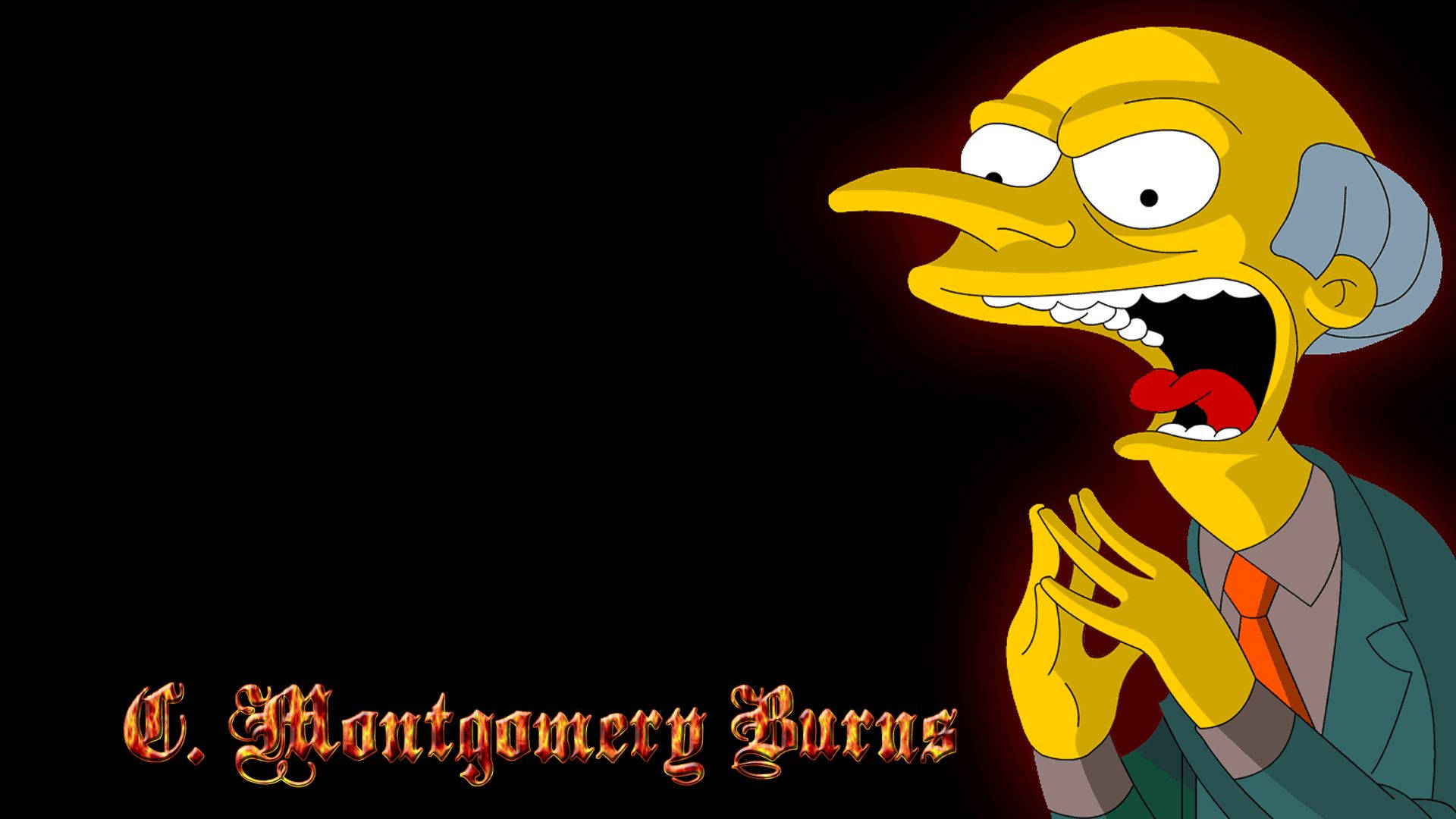 Mr. Burns From The Simpsons Background