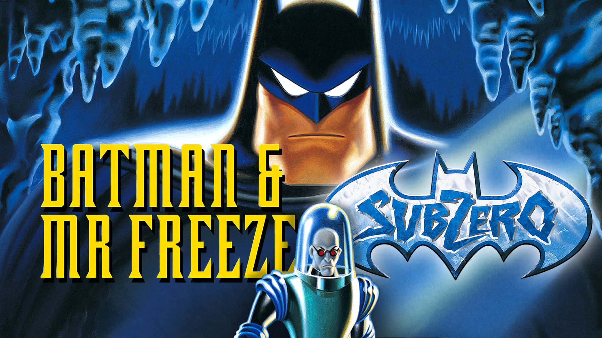 Mr. Freeze In His Icy Lair Background