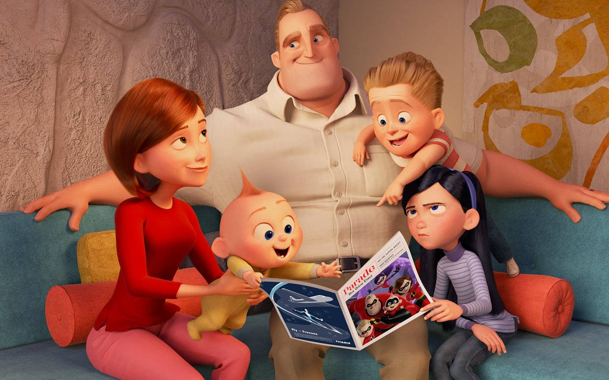 Mr. Incredible Family Casual Background