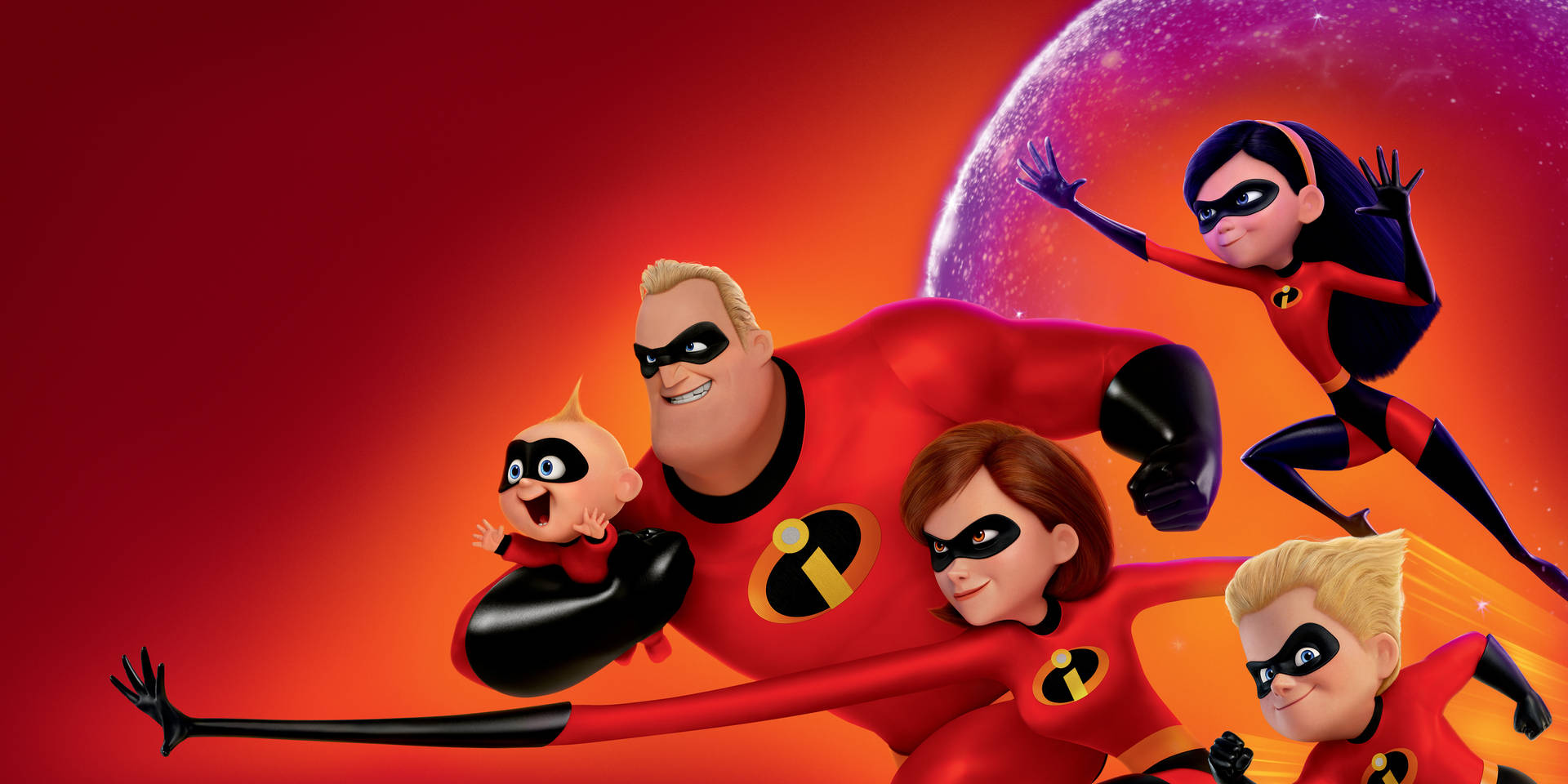 Mr. Incredible In Action Background