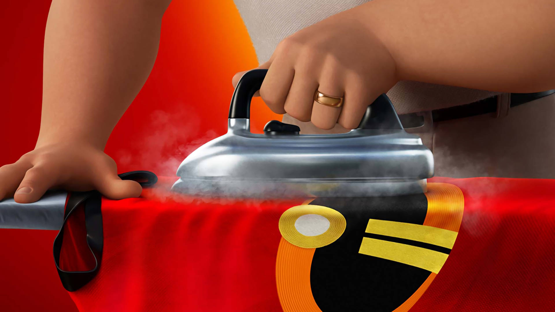 Mr. Incredible Ironing Costume Background