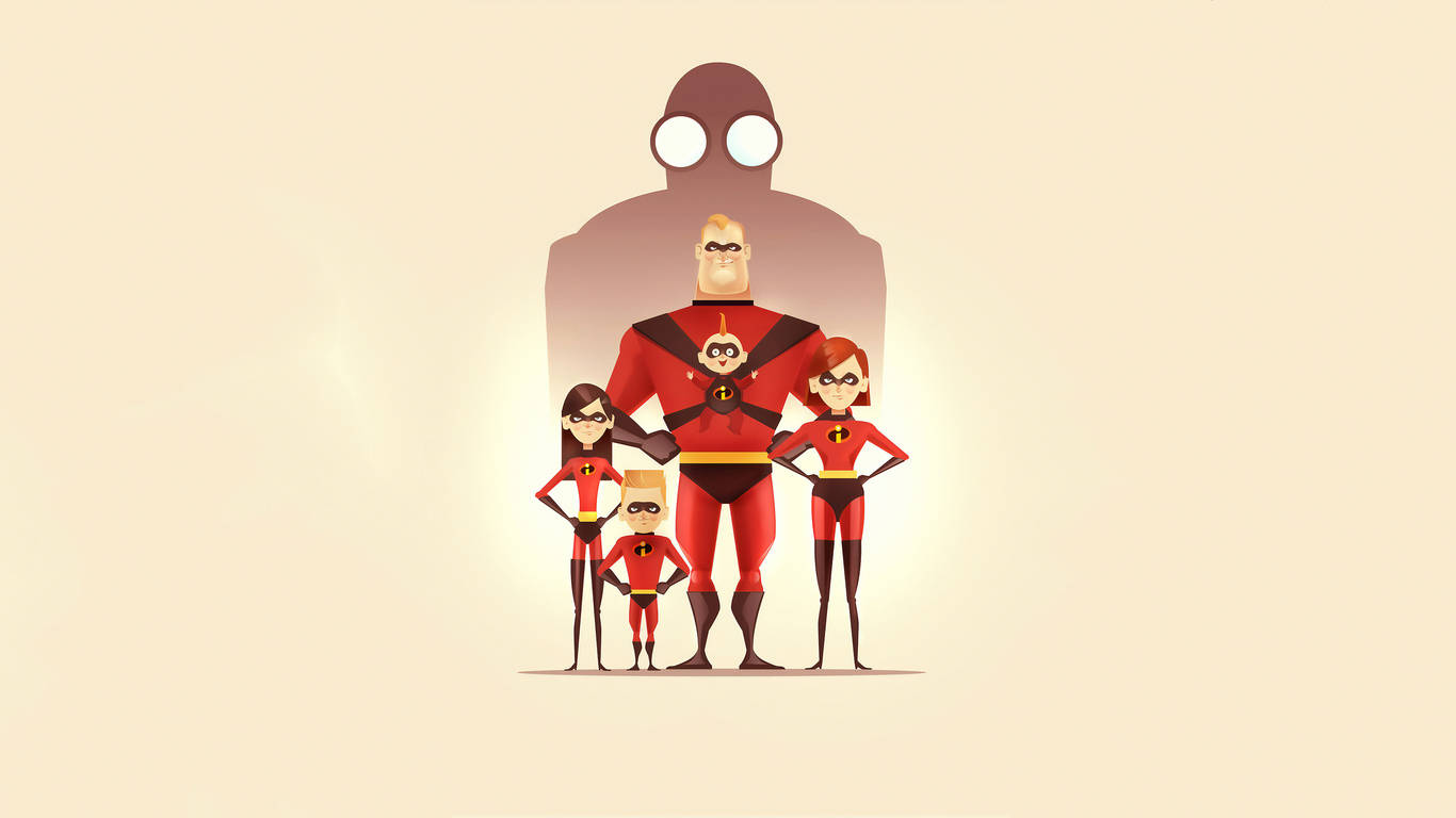 Mr. Incredible Simple Art Background