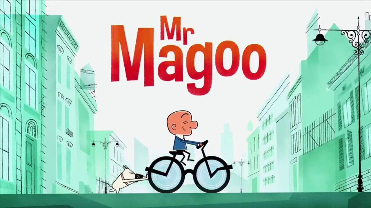 Mr Magoo Riding Bicycle Background