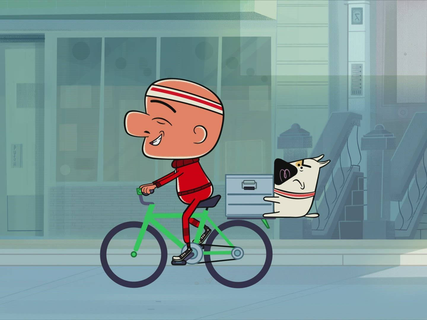Mr Magoo Riding With Mr Cat Background