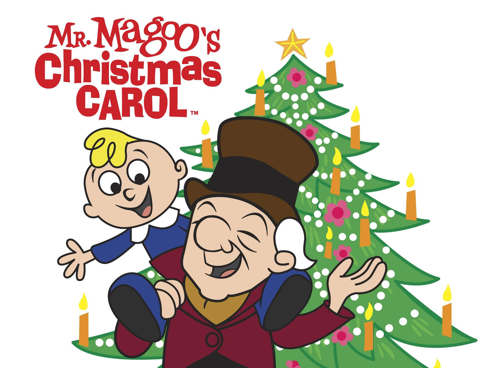 Mr Magoo's Christmas Carol Poster Background
