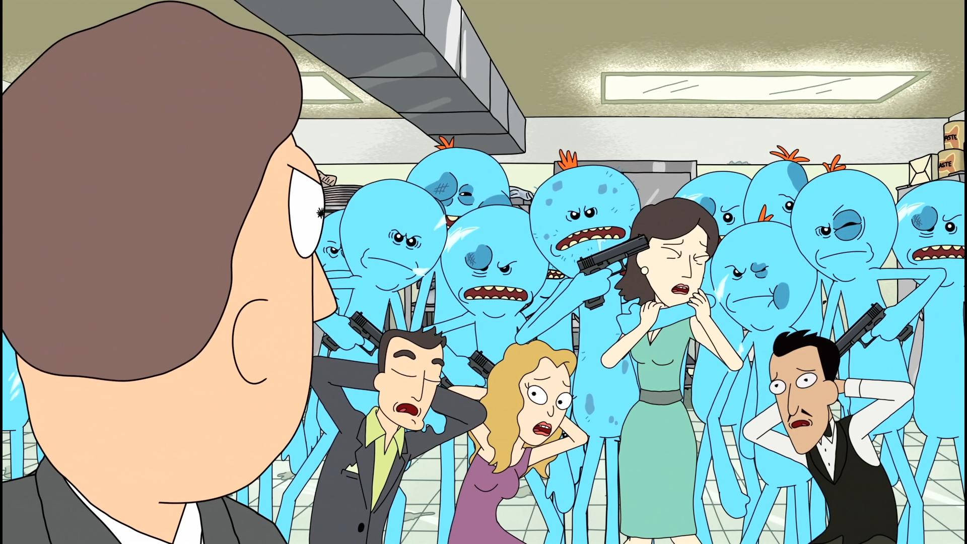 Mr Meeseeks Hostage Taking Background