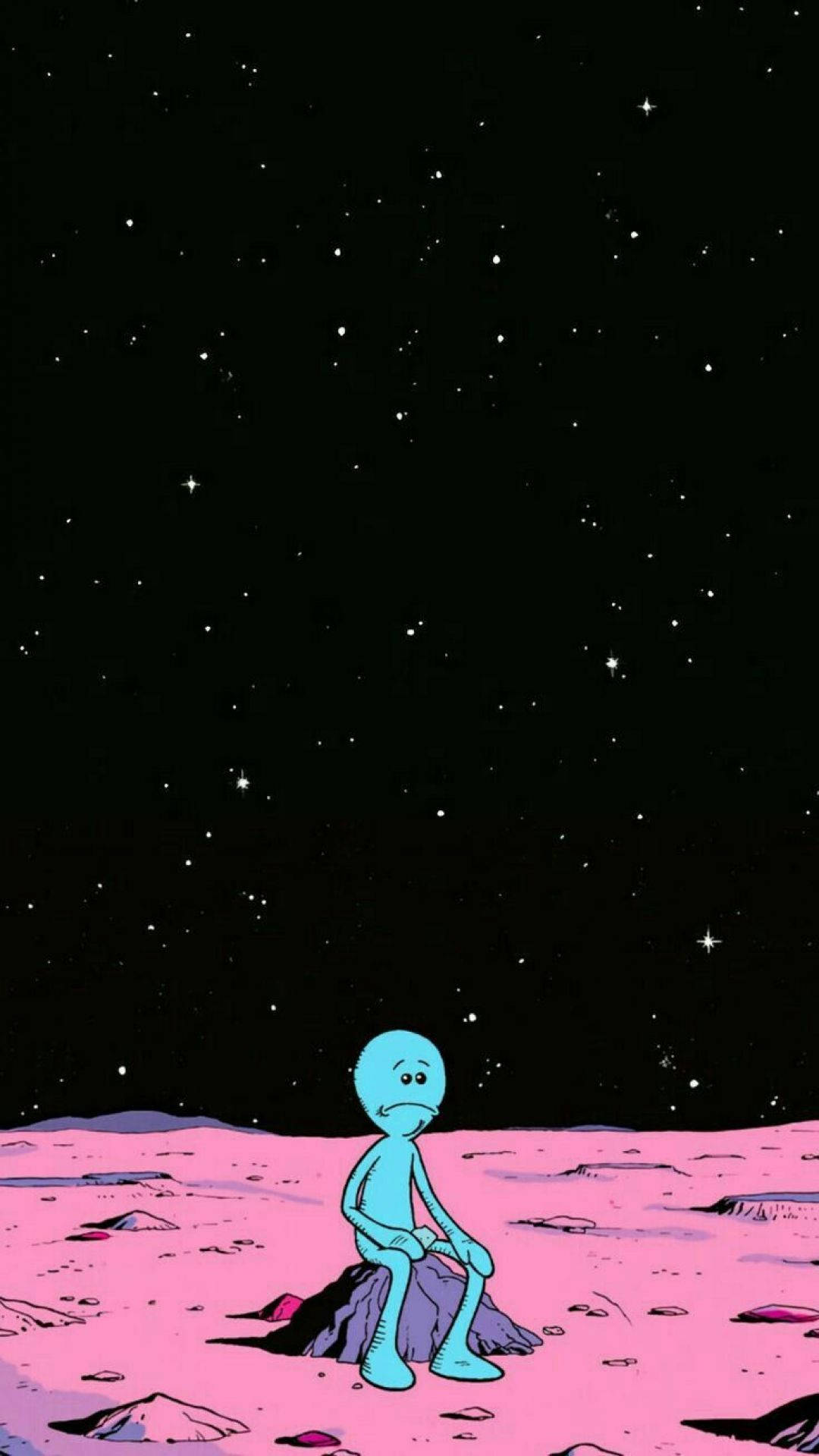 Mr Meeseeks In Moon