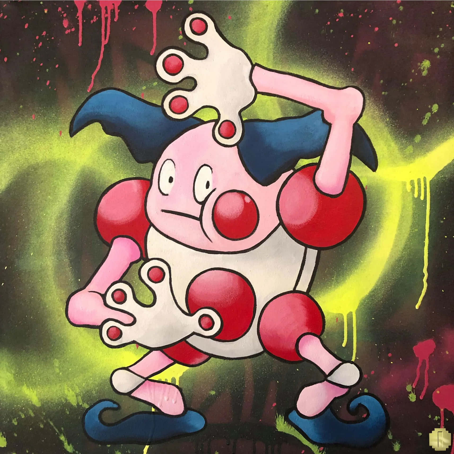Mr Mime Abstract Background Background