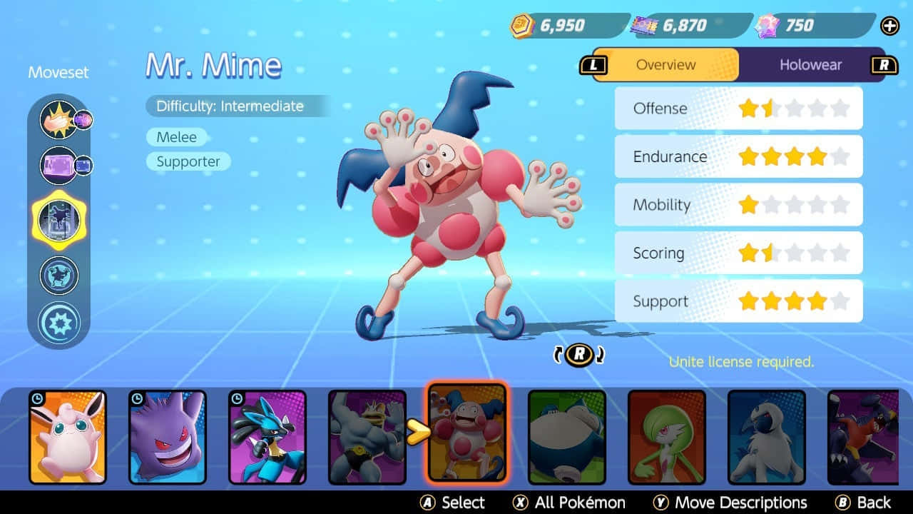 Mr Mime Game Avatar Background
