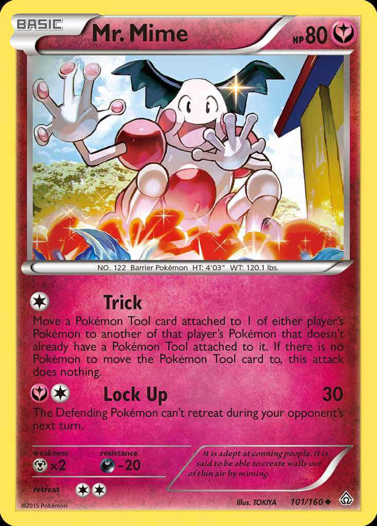 Mr Mime Pokemon Card Background