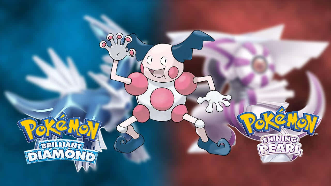 Mr Mime Pokemon Diamond And Pearl Background