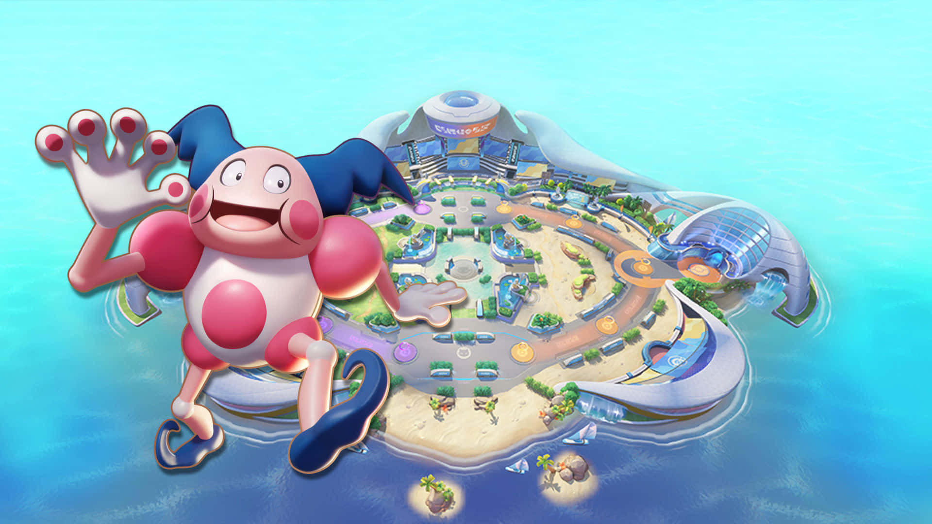 Mr Mime Pokemon Unite Background