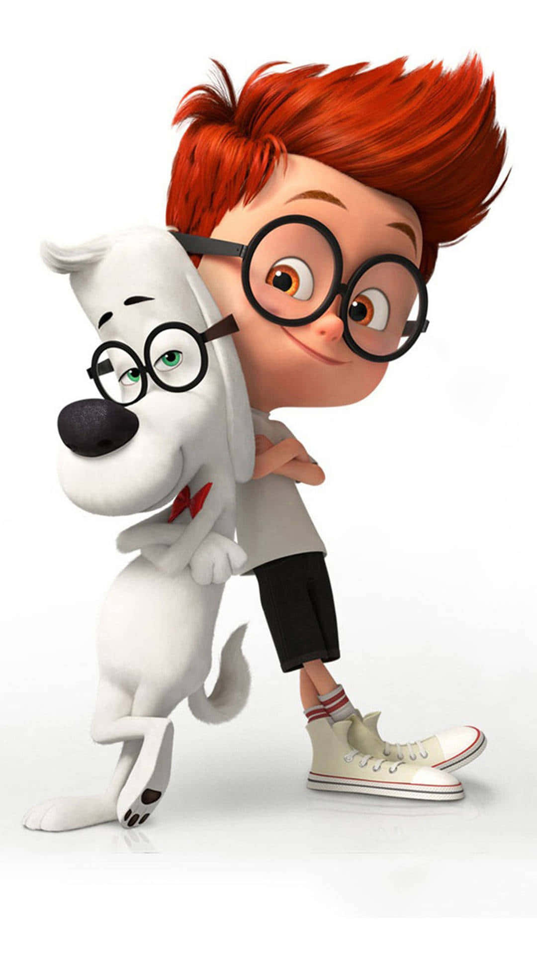 Mr. Peabody And Sherman Handsome Boy Cartoon Background