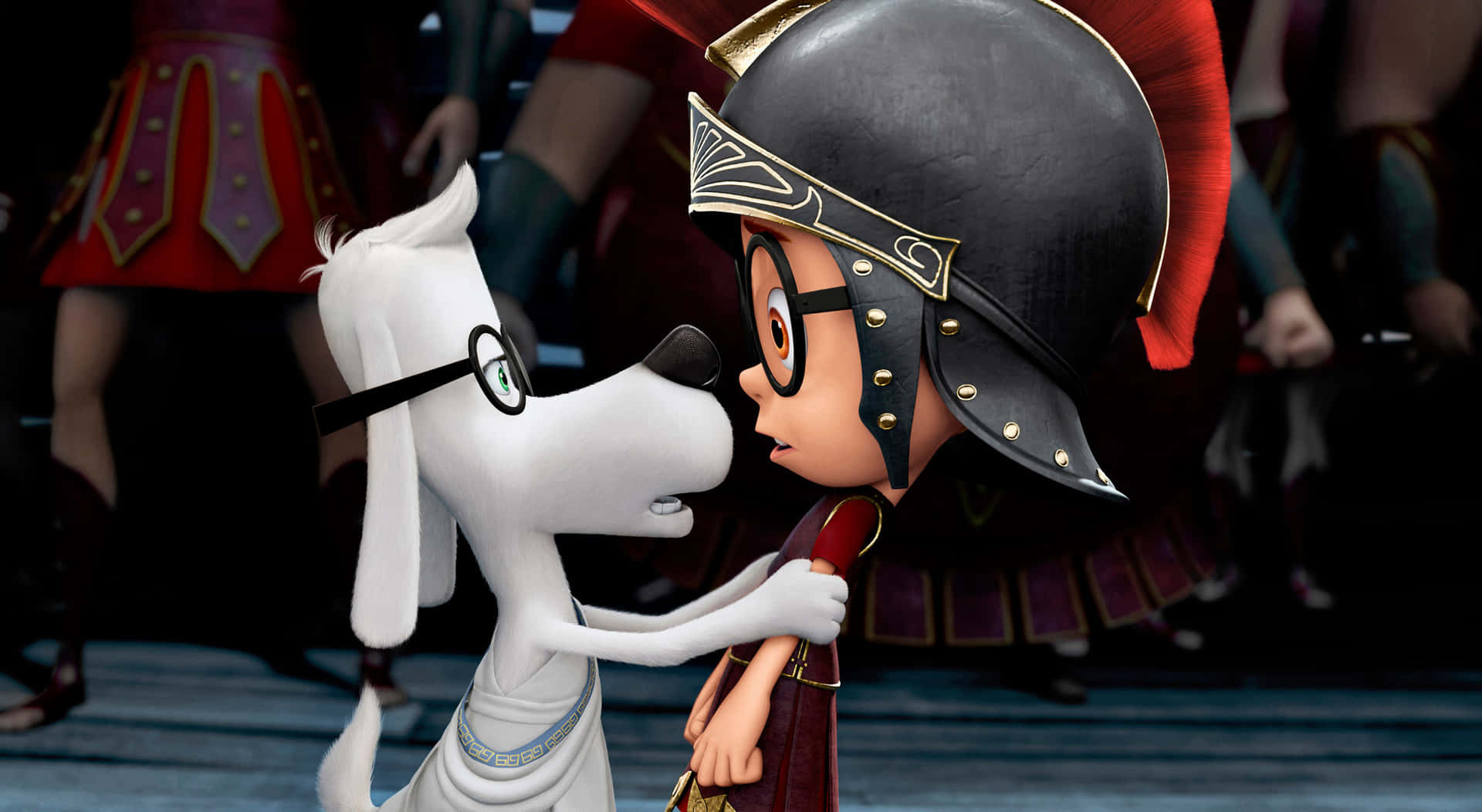 Mr Peabody Consoles Sherman Background