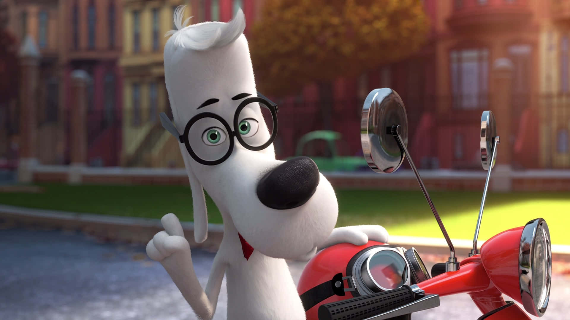 Mr Peabody Scooter Scene Background