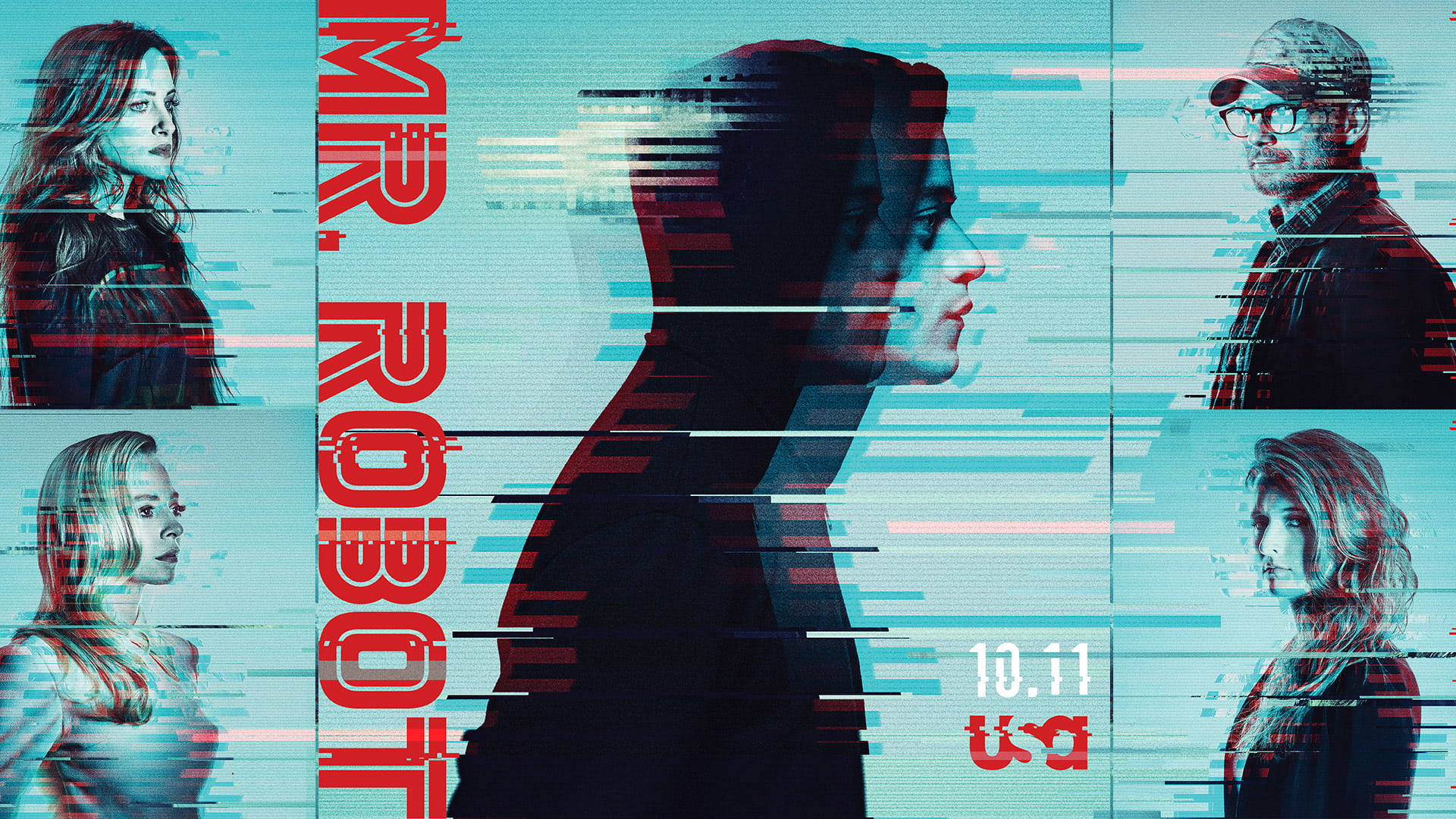 Mr. Robot Season 3 Characters Poster Background