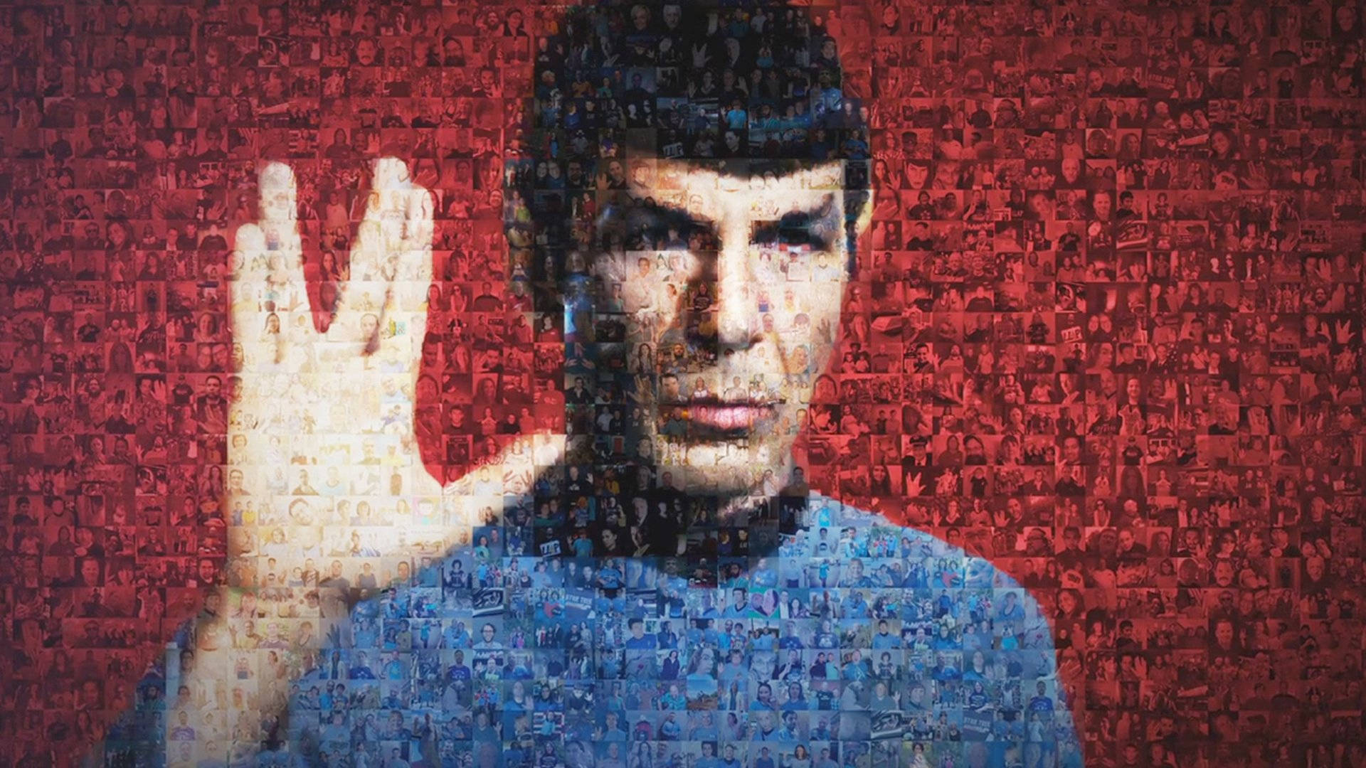 Mr Spock Mosaic Art
