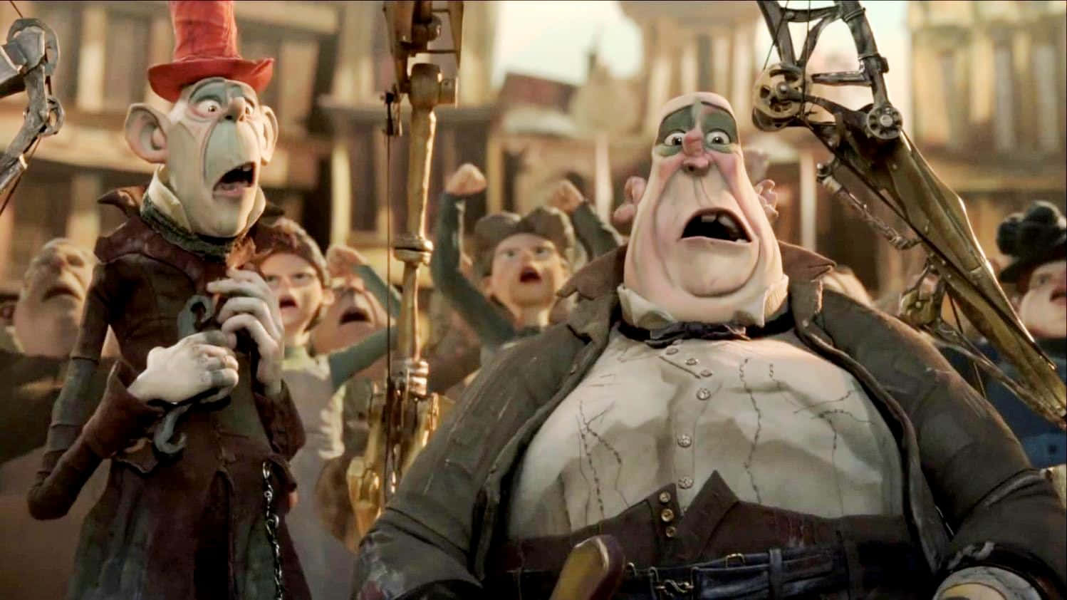 Mr. Trout And Archibald Snatcher From The Boxtrolls Animated Movie.