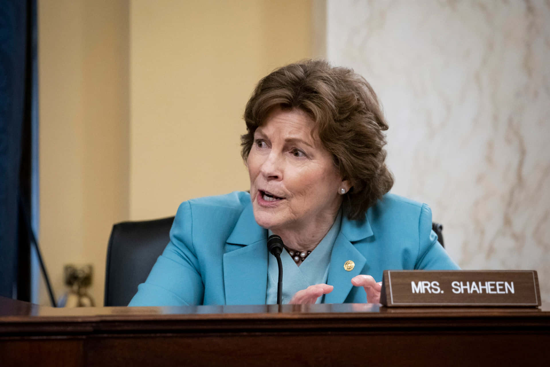 Mrs. Jeanne Shaheen Background