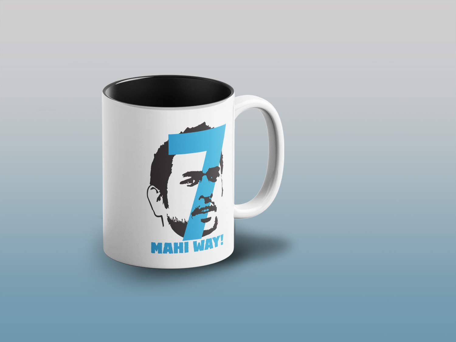 Ms Dhoni 7 Printed Coffee Mug Background