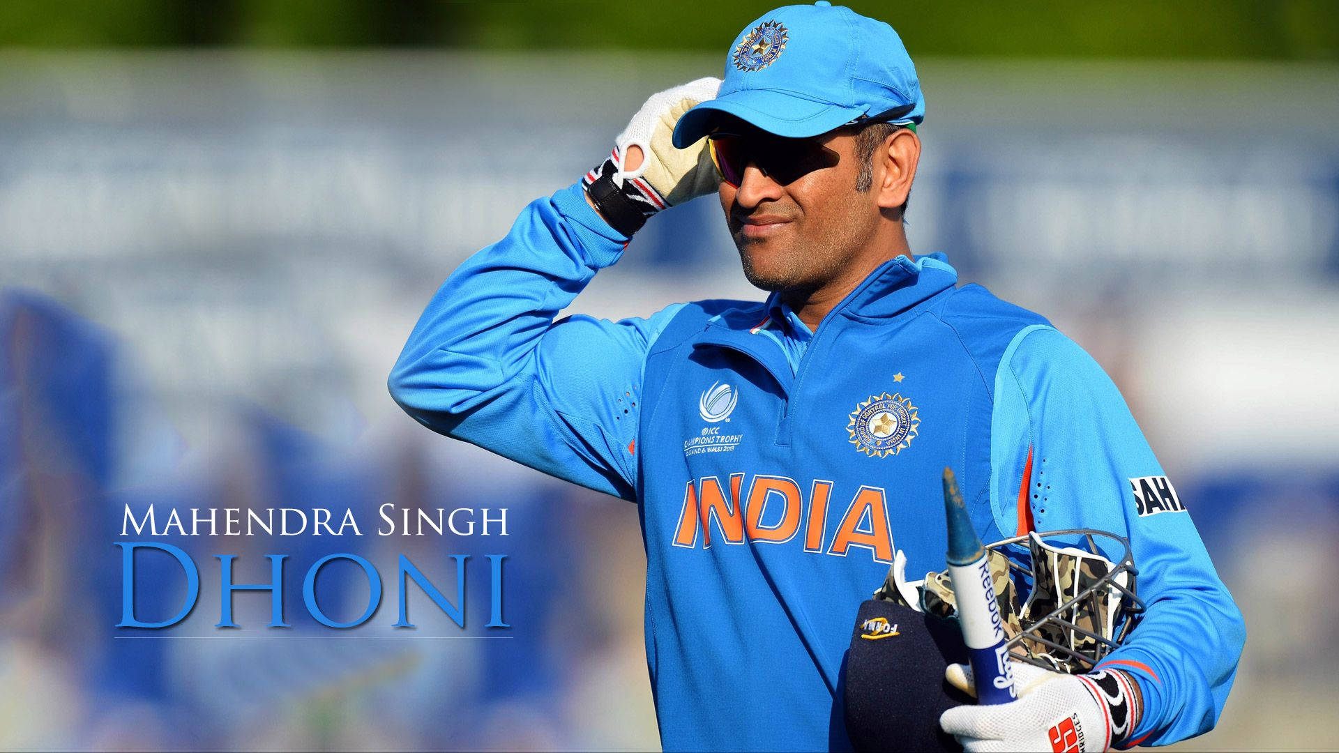 Ms Dhoni Hd Captioned Background