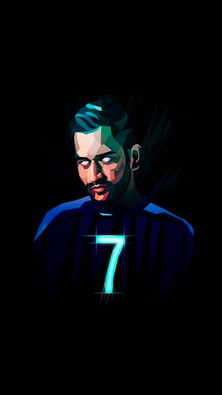 Ms Dhoni Hd Vector Art Background