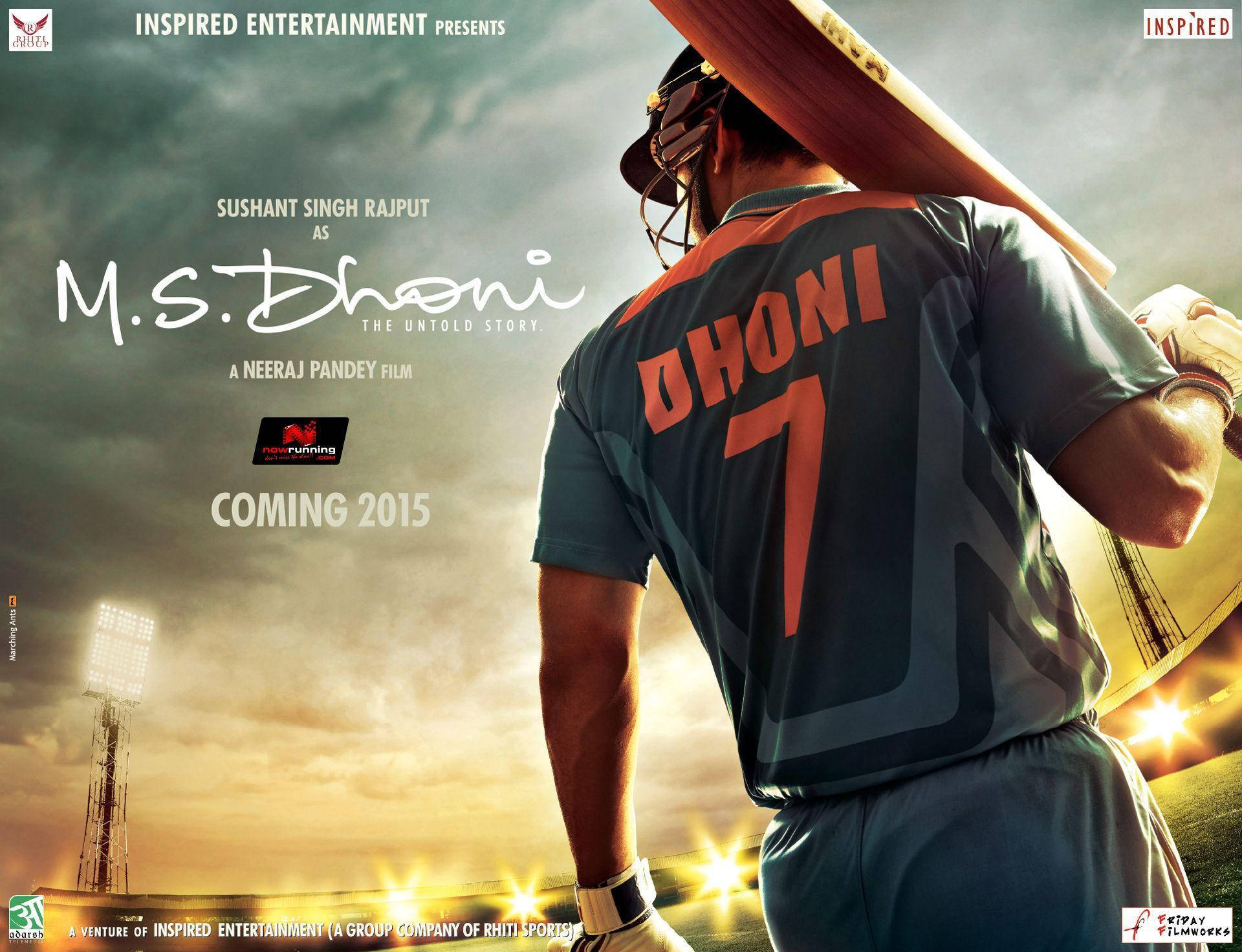 Ms Dhoni Movie Poster Background