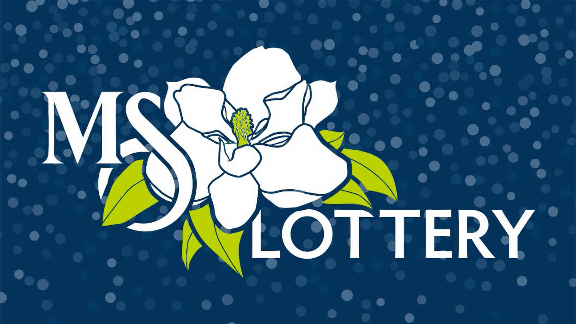 Ms Lottery With White Flower Background