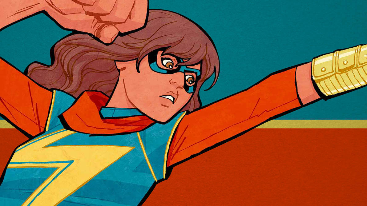 Ms Marvel Signature Colors Background