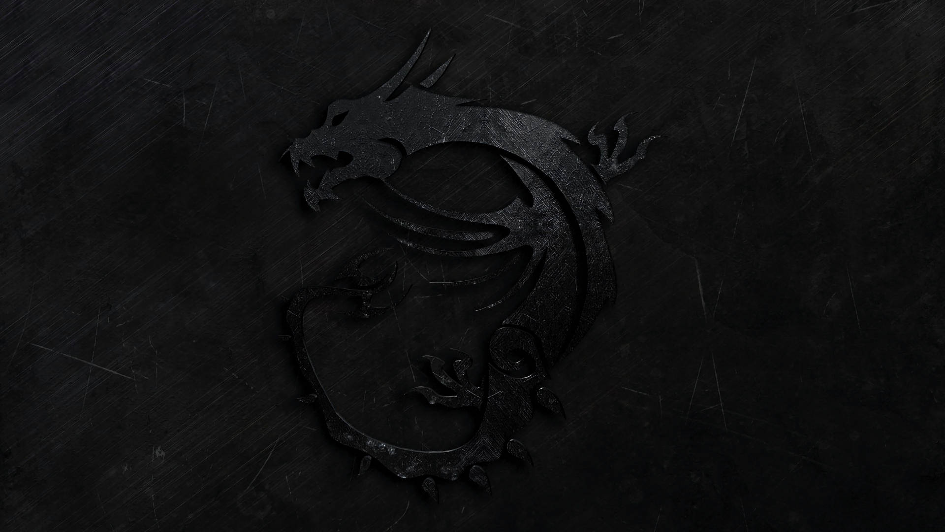 Msi 4k Black Dragon Background
