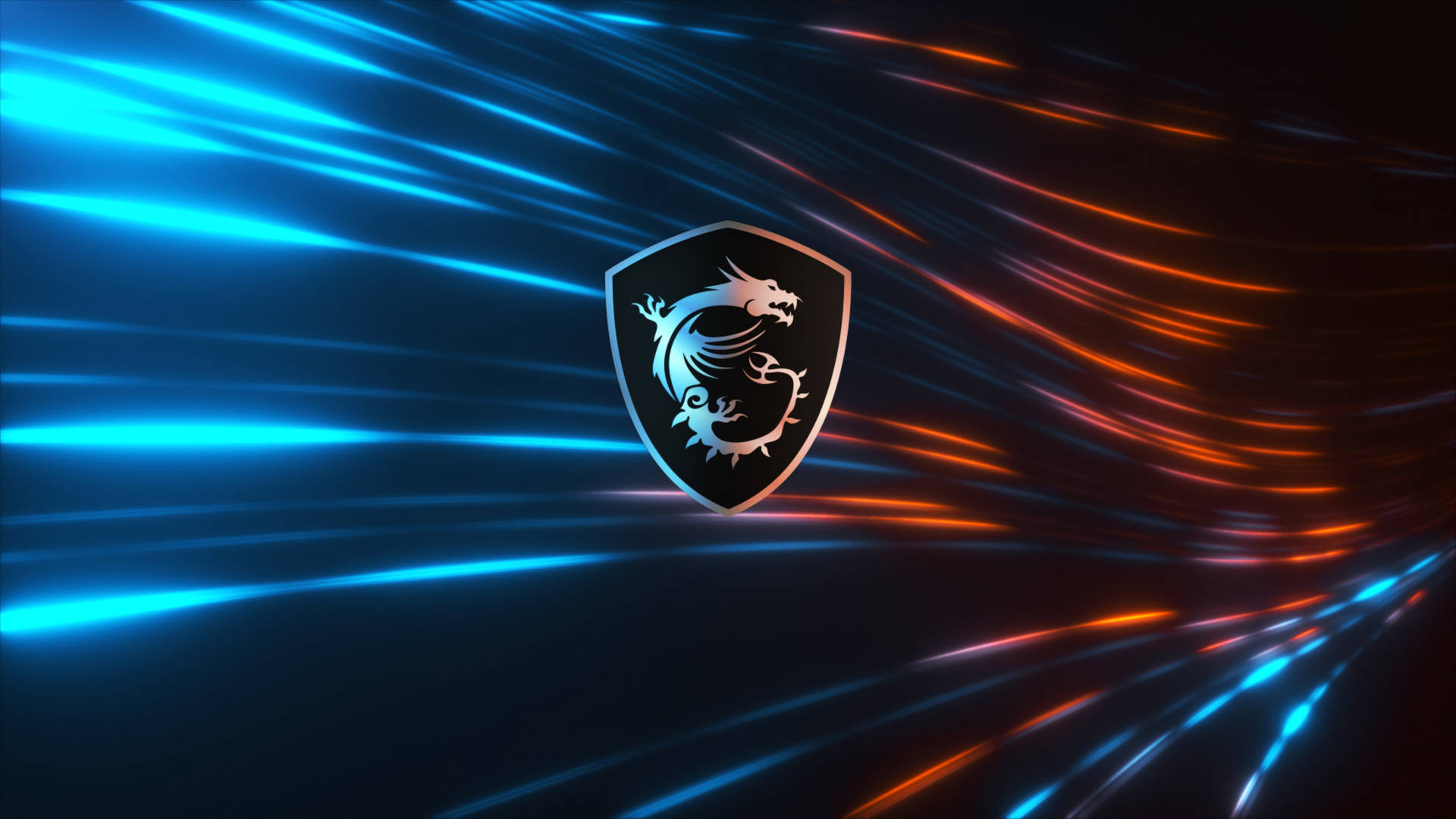 Msi 4k Dragon Light Speed Background