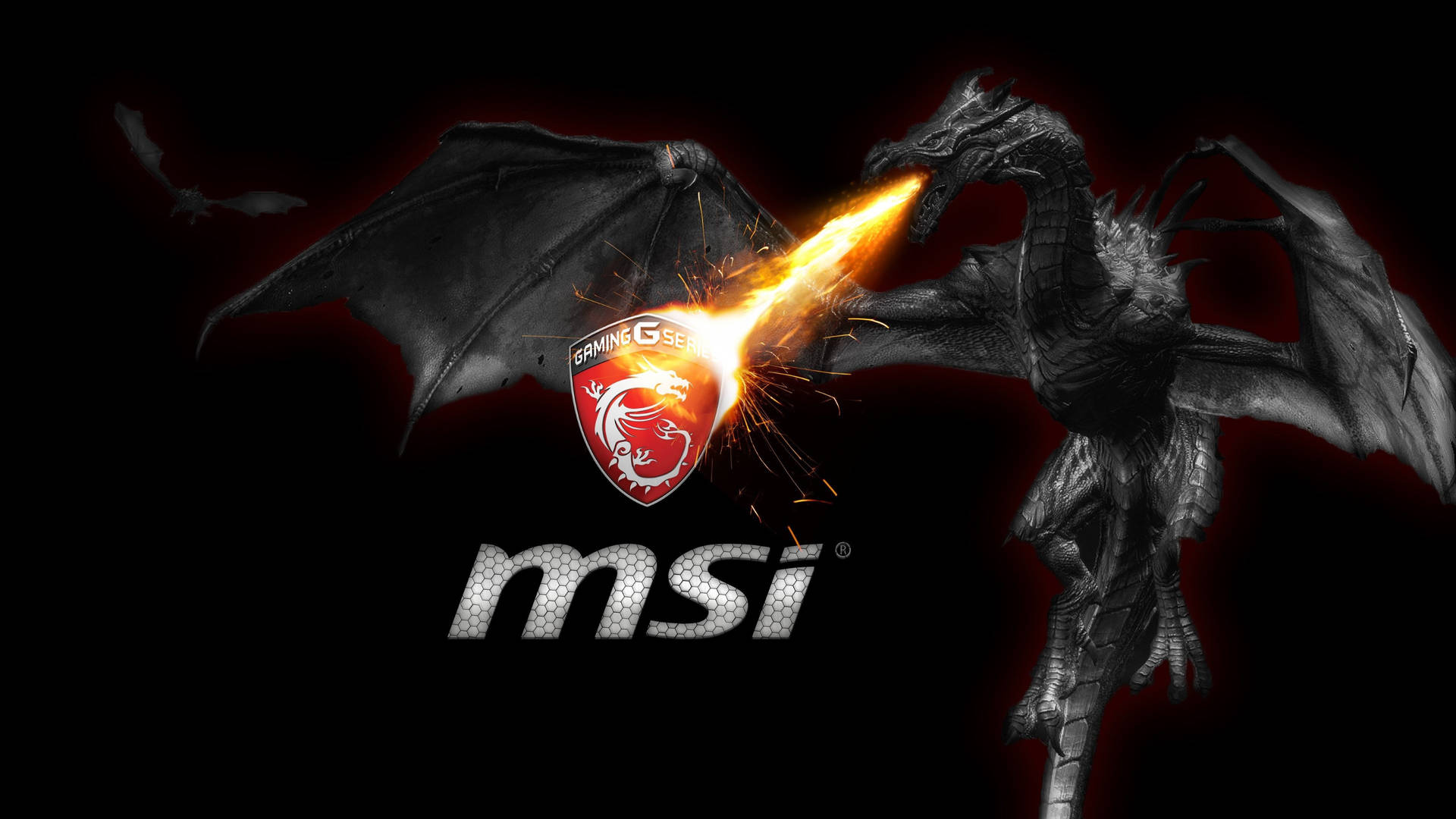 Msi 4k Fire Breathing Dragon Background