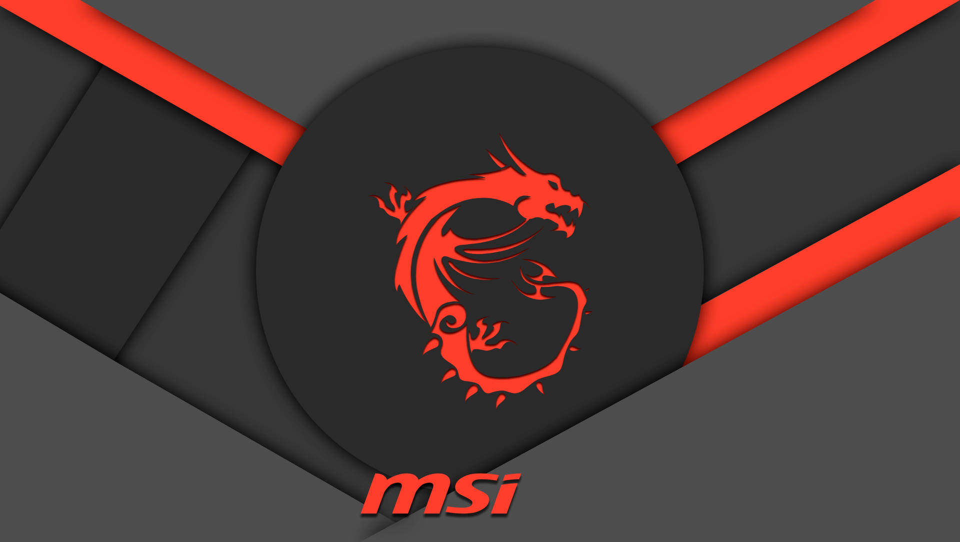 Msi 4k Red Dragon Banner Background